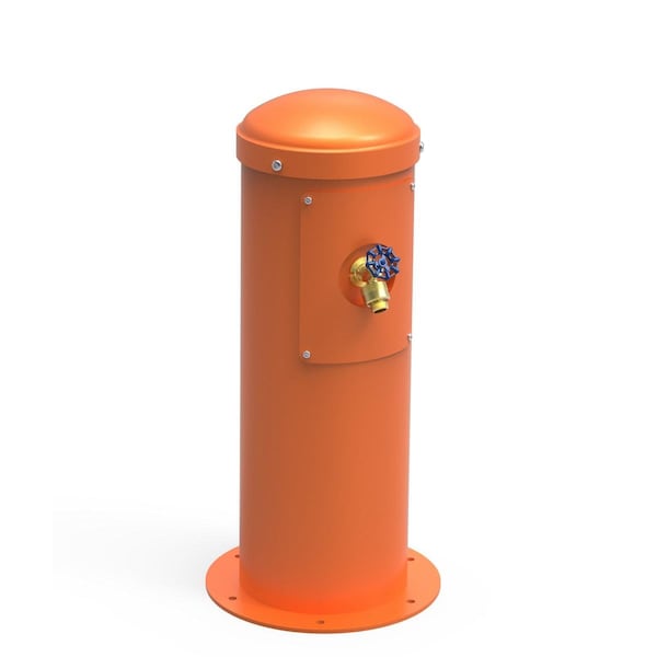Yard Hydrant With Hose Bib Non-Filtered Non-Refrigerated Orange